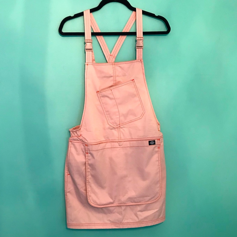Urban outfitters dickies pink overall dress Valentine’s Day’s